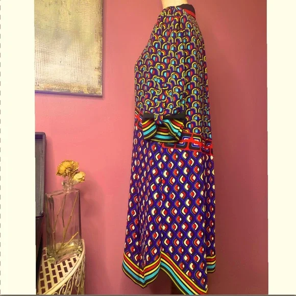 🔸SOLD🔸 NWOT Alice + Olivia ‘Conner’ handkerchief shirt dress sz M - Picture 10 of 13